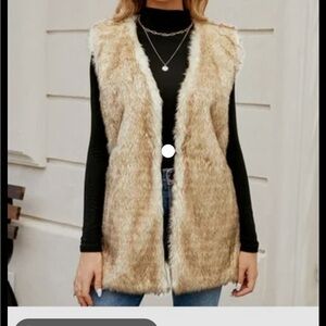 Zara faux vest